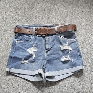 Denim shorts